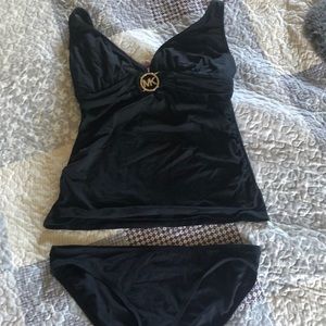 Michael Kors Black Tankini size Large